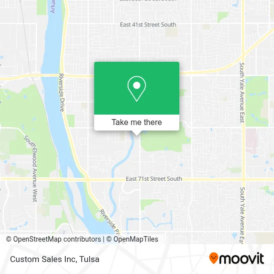 Custom Sales Inc map