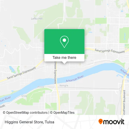 Higgins General Store map