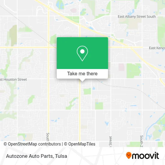 Autozone Auto Parts map