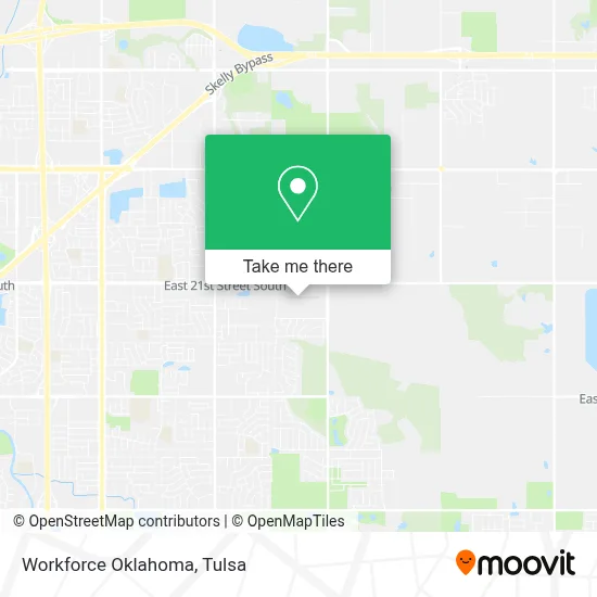 Workforce Oklahoma map