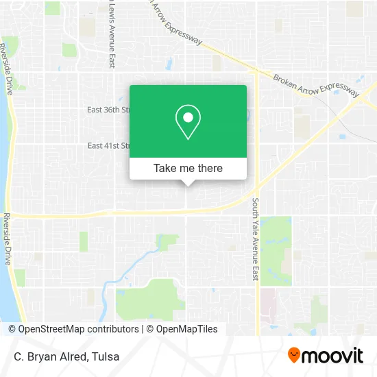 C. Bryan Alred map