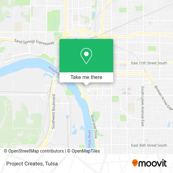 Project Creates map