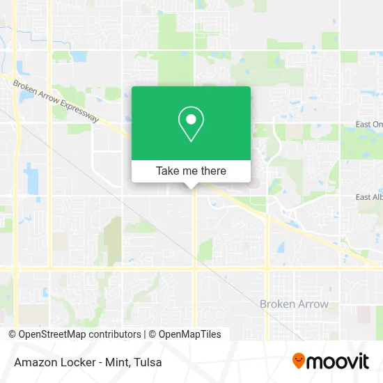 Amazon Locker - Mint map