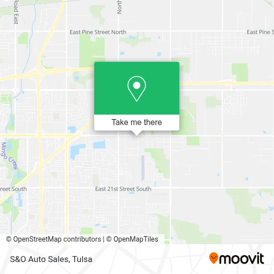 S&O Auto Sales map