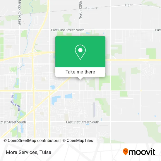 Mora Services map