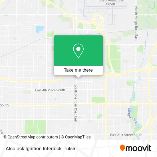 Alcolock Ignition Interlock map