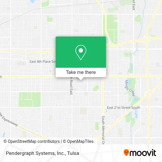 Pendergraph Systems, Inc. map