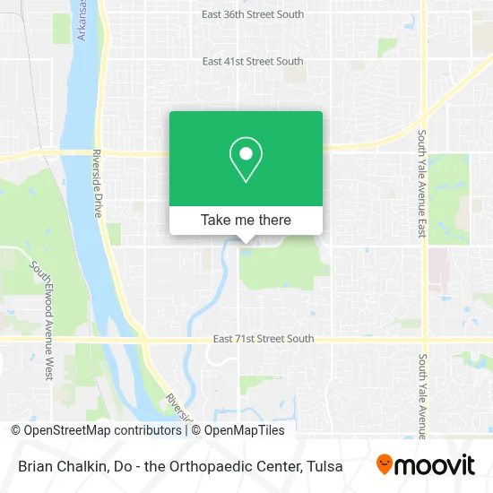 Brian Chalkin, Do - the Orthopaedic Center map