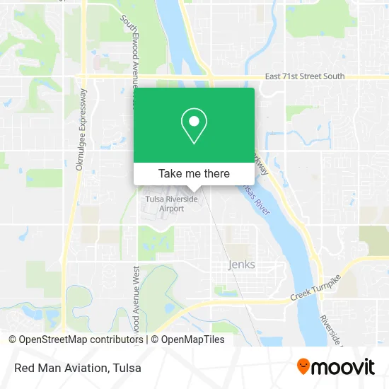 Red Man Aviation map