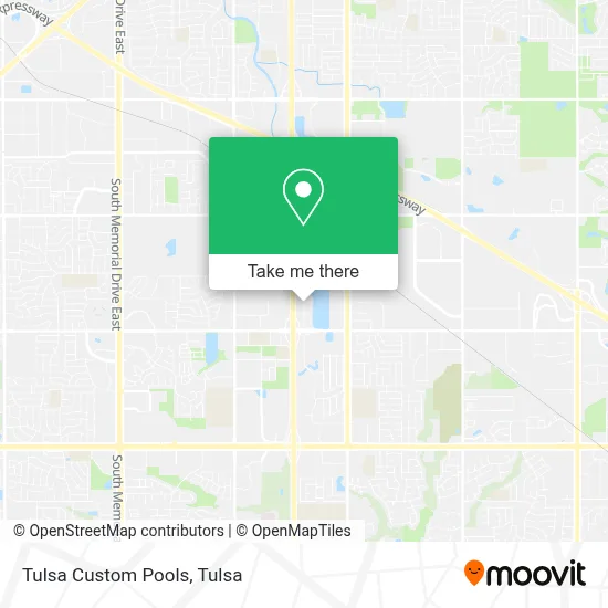 Tulsa Custom Pools map