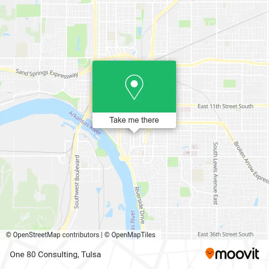 One 80 Consulting map