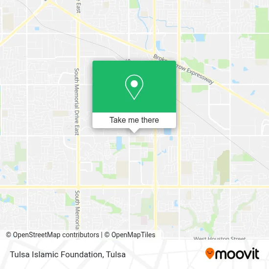 Tulsa Islamic Foundation map