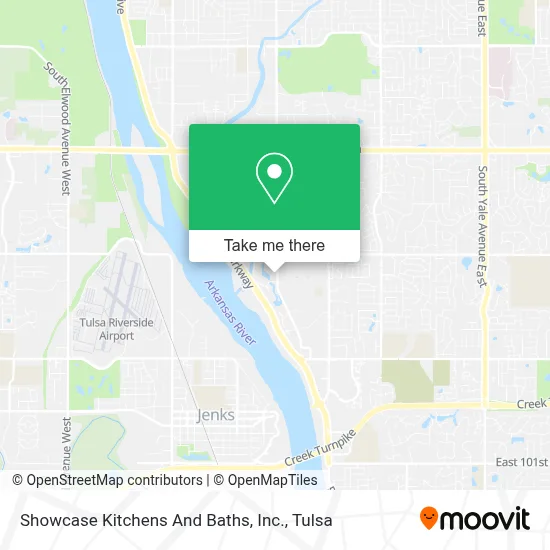 Showcase Kitchens And Baths, Inc. map