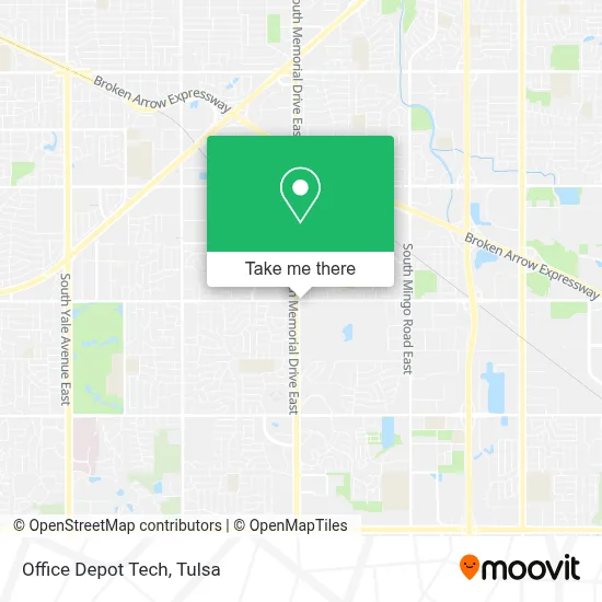 Office Depot Tech map