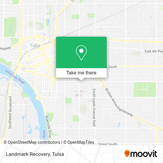Landmark Recovery map
