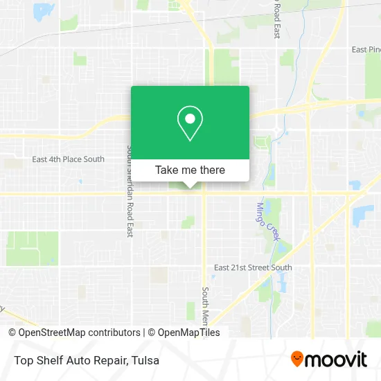Top Shelf Auto Repair map