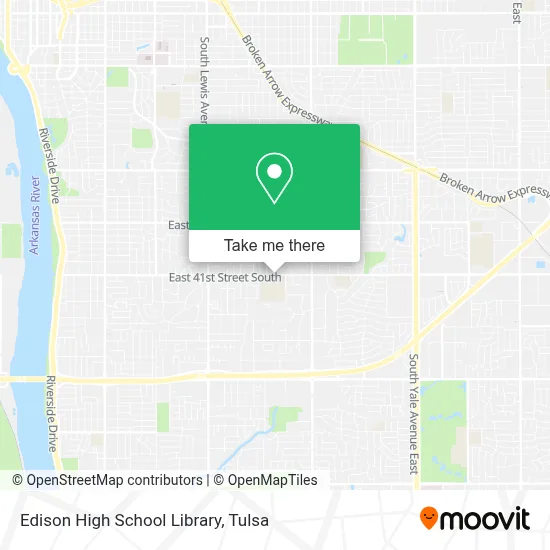 Edison High School Library map