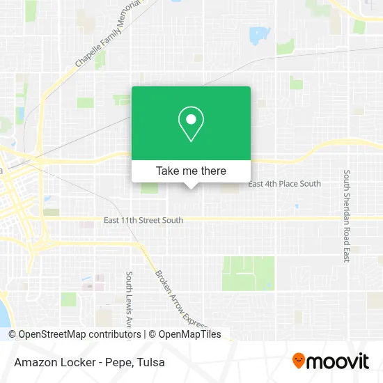 Amazon Locker - Pepe map