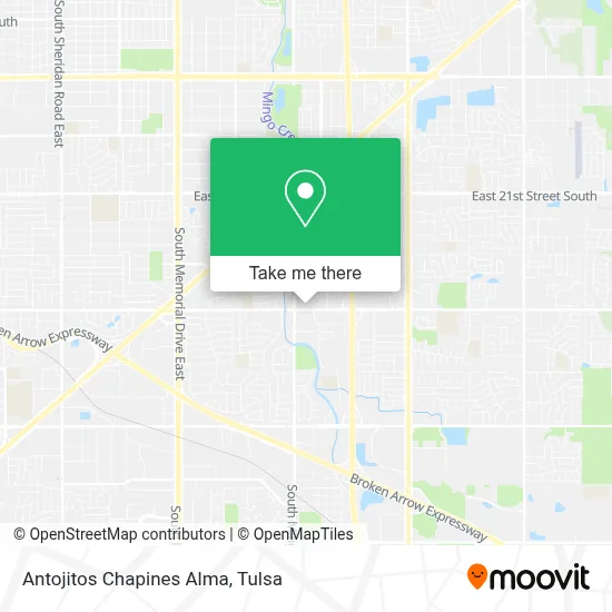 Antojitos Chapines Alma map