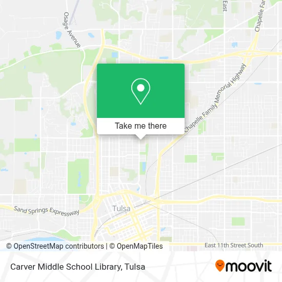 Carver Middle School Library map