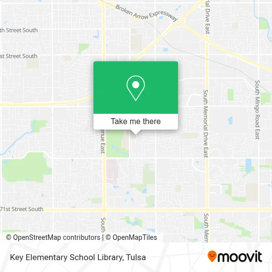Key Elementary School Library map