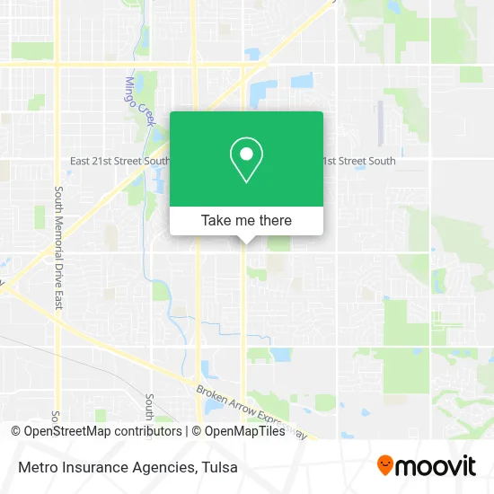 Metro Insurance Agencies map