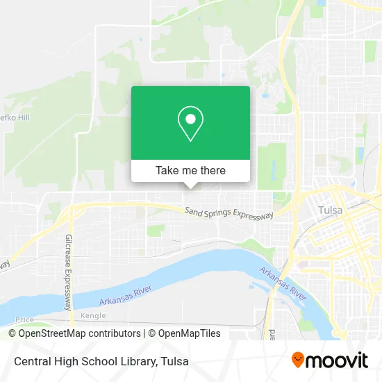Central High School Library map