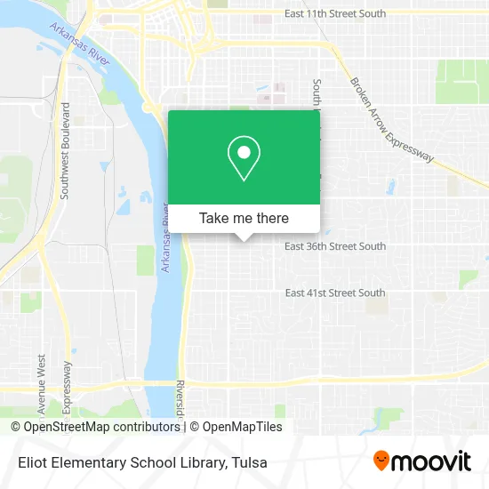 Eliot Elementary School Library map