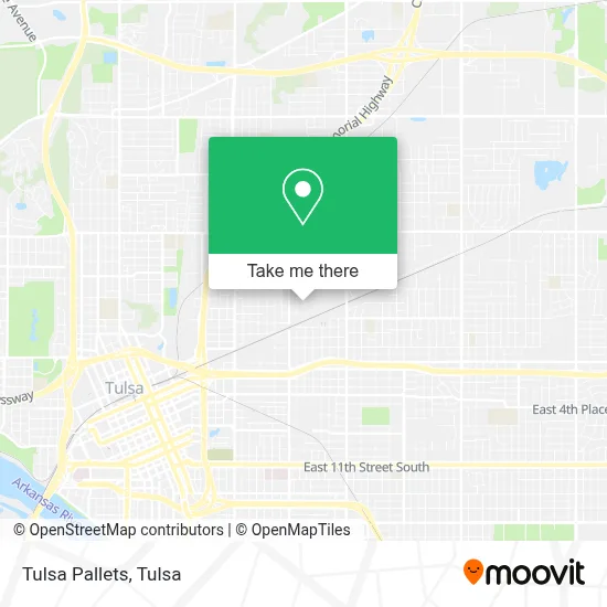 Tulsa Pallets map