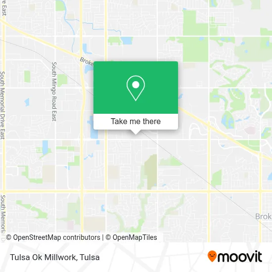 Tulsa Ok Millwork map