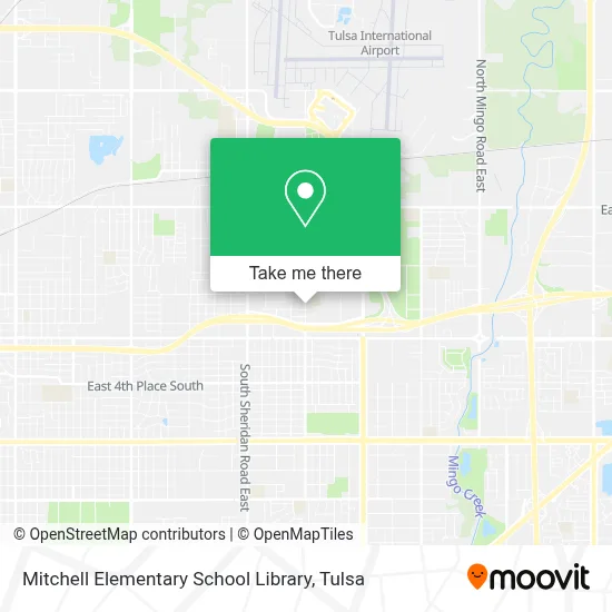 Mitchell Elementary School Library map