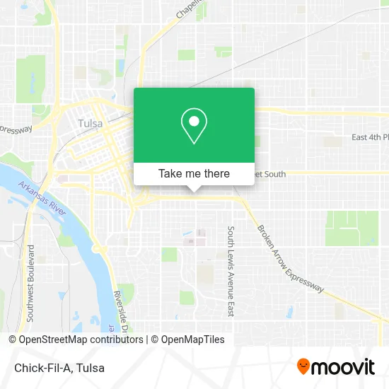 Chick-Fil-A map