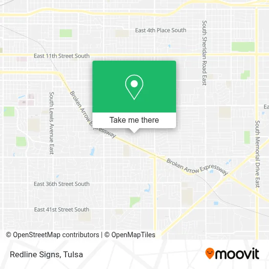 Redline Signs map