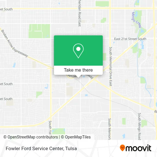 Fowler Ford Service Center map