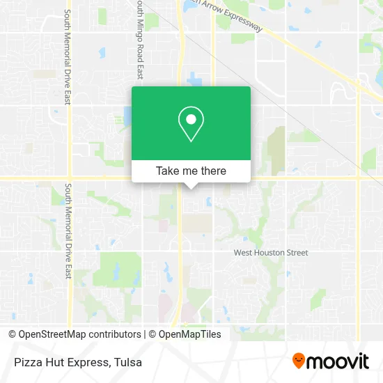 Pizza Hut Express map