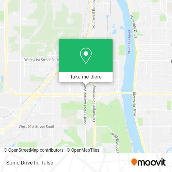 Sonic Drive In map