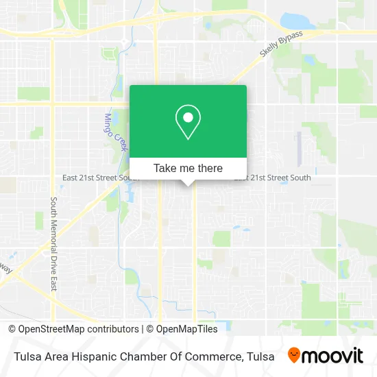 Tulsa Area Hispanic Chamber Of Commerce map