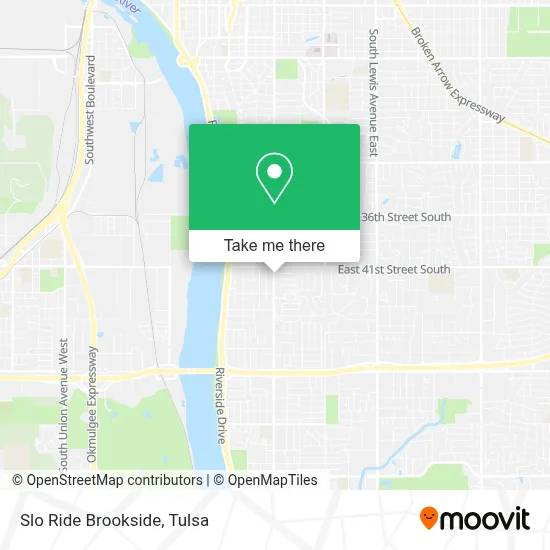 Slo Ride Brookside map