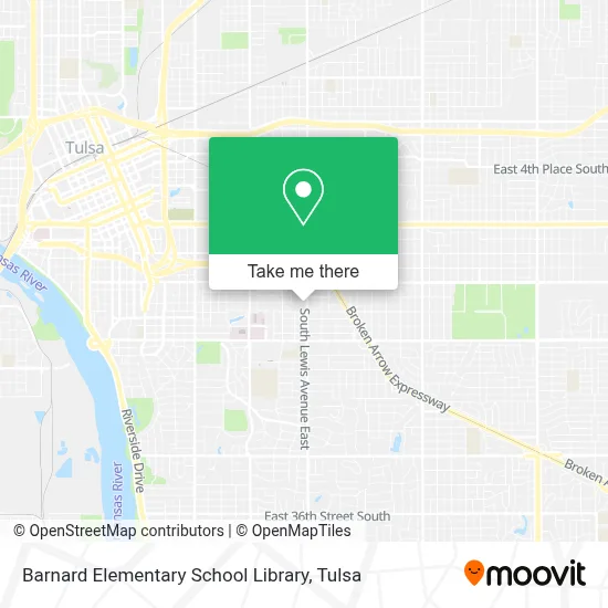 Barnard Elementary School Library map