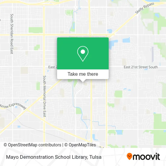 Mayo Demonstration School Library map