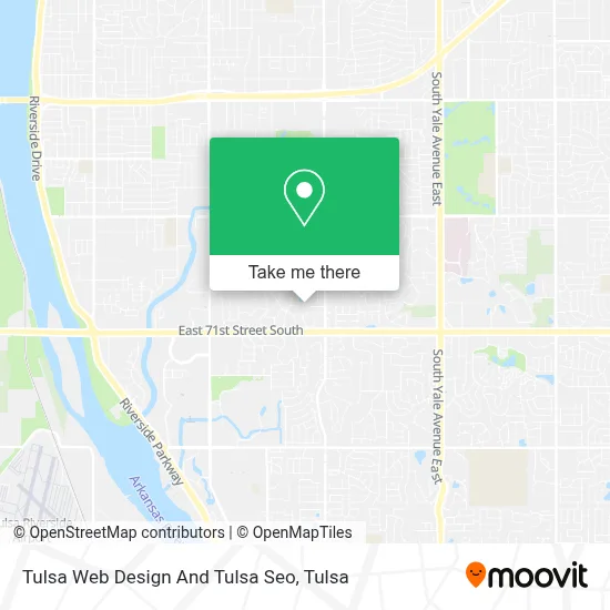 Tulsa Web Design And Tulsa Seo map