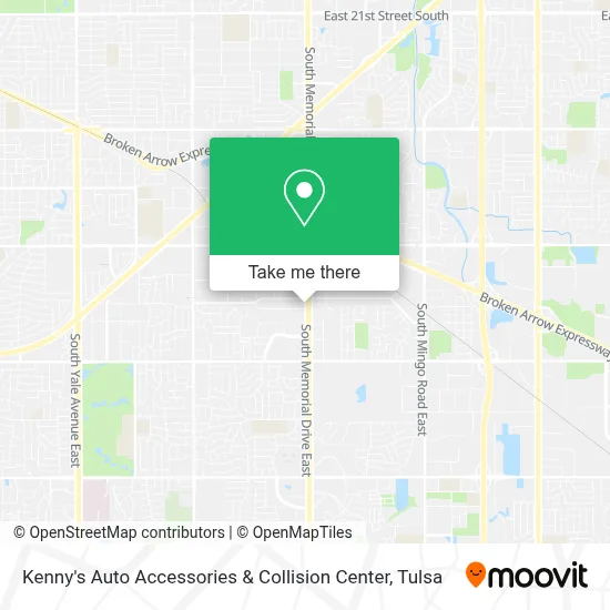 Kenny's Auto Accessories & Collision Center map