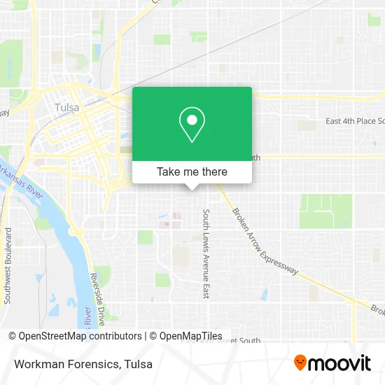 Workman Forensics map