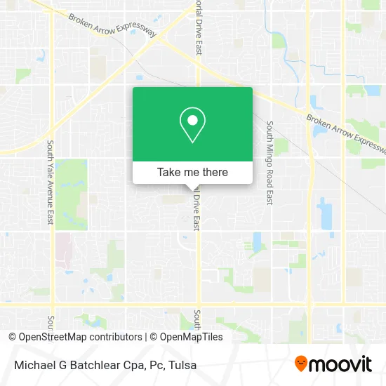 Michael G Batchlear Cpa, Pc map