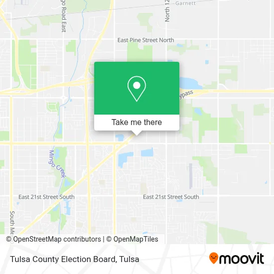 Tulsa County Election Board map
