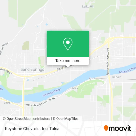 Keystone Chevrolet Inc map