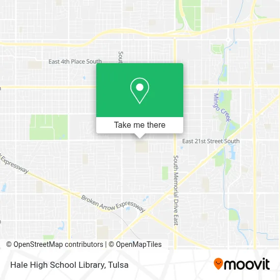 Hale High School Library map
