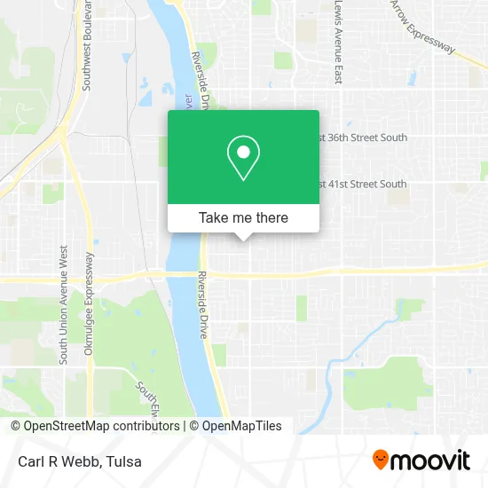 Carl R Webb map