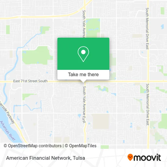 American Financial Network map