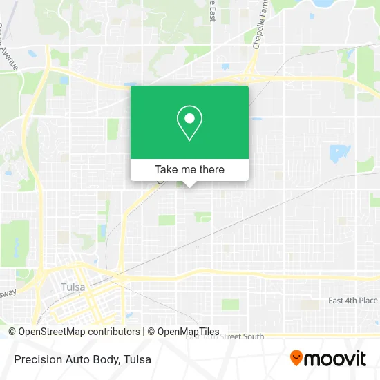 Precision Auto Body map